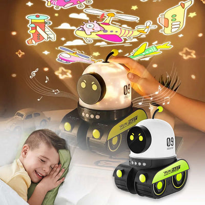 Galaxy Robot LED Projector with Bluetooth Music Night Light